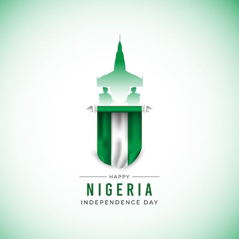 Flat design nigeria independence day ban... | Premium Vector #Freepik #vector #nigeria-independence #nigeria #nigeria-flag #nigerian-flag Nigeria Independence Day Background, Nigeria Independence Day Flyer Design, Nigeria Independence Day Design, Graduation Congratulations Quotes, Nigerian Independence Day, Independence Day Flyer, Happy Independence Day Nigeria, Nigeria Independence Day, Nigerian Independence