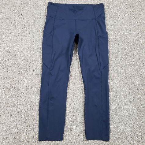 Lululemon Fast Free High Rise Crop II 23" Leggings size 8 Blue True Navy 2019 Style, Lululemon Leggings, Release Date, High Rise, Navy Blue, Lost, Leggings, Navy, Blue