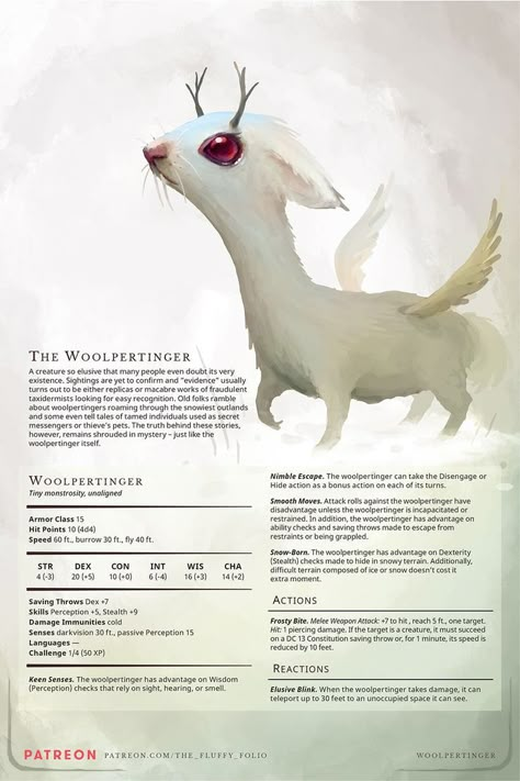 Psuedodragon Familiar Dnd, Kipine Dnd, Dnd Companions, Fluffy Folio, Feywild Creatures, Dnd Familiar, Dnd Pets, Dnd Creatures, Dnd Druid