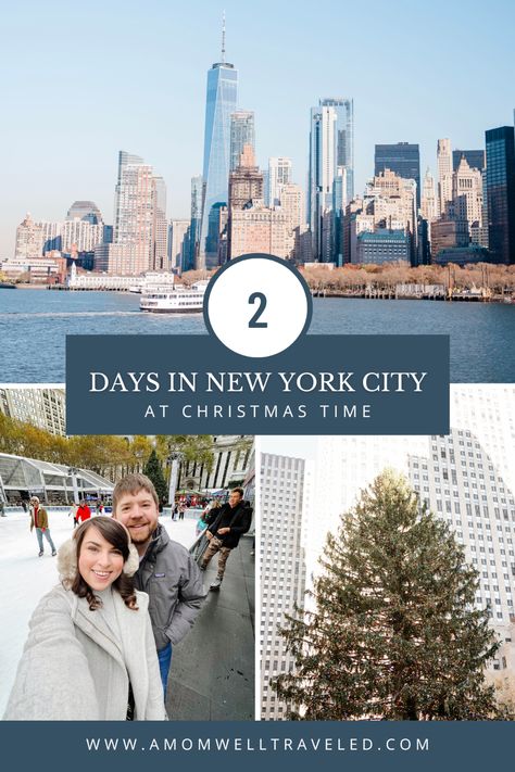 3 Day Itinerary New York Christmas, 2 Day Nyc Christmas Itinerary, Things To Do In New York City In December, New York Winter Trip, 2 Days In Nyc At Christmas, 2 Days In New York City, New York At Christmas Time, New York In December Outfits, 2 Days In Nyc