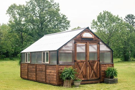 In recent years, there's been a boom in people purchasing greenhouses to garden. Explore why greenhouse gardening is often preferred to traditional. Greenhouse Gardening, Greenhouses, Backyard Garden, Texas, Exterior