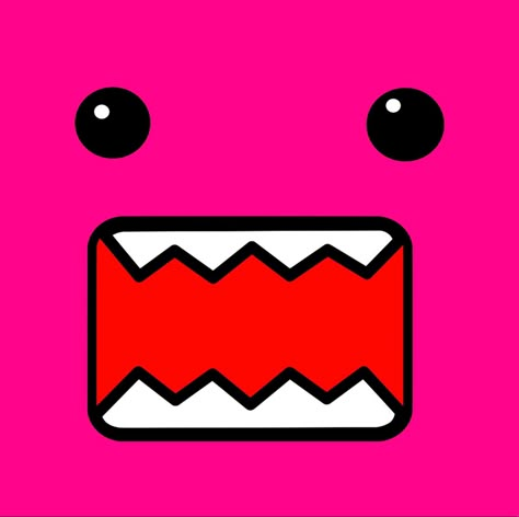 Scenecore Pink, Anime Shocked Face, Pink Domo, Scene Pfp, Scene Icons, Scene Icon, Emo Icons, Kawaii App, Scene Aesthetic