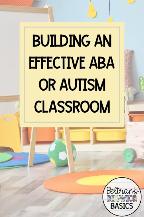 Creating an effective ABA or autism classroom requires careful planning, collaboration, and implementation of evidence-based practices. As a special education teacher and BCBA, I understand firsthand the challenges and complexities involved in setting up and running a successful classroom for individuals with autism spectrum disorder (ASD). In this blog post, we’ll explore key strategies and best practices for establishing an ABA or autism classroom that promotes learning, growth, and inclusion for all students. Asd Classroom Centers, Teaching Special Education Preschool, Natural Environment Teaching Aba, Aba Therapy Room Decor, Aba Center Ideas, Behavior Classroom Ideas, Inclusive Preschool Classroom, Aba Clinic Organization, Structured Classroom Special Education