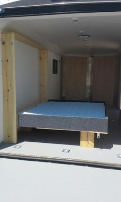 Remodel Toy Hauler, Utility Trailer Camper, Enclosed Trailer Camper, Cargo Trailer Camper Conversion, Toy Hauler Camper, Camper Beds, Cargo Trailer Conversion, Diy Camper Trailer, Cargo Trailer Camper