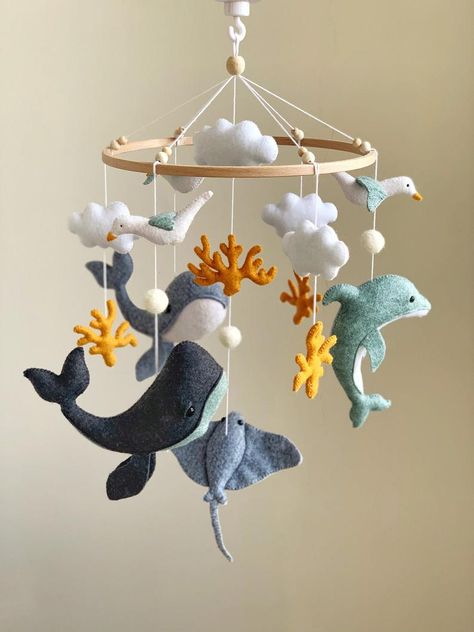 Hanging Crib Mobile, Hanging Crib, Boy Mobile, Baby Mobil, Baby Boy Mobile, Fun Nursery, Nursery Room Design, Mobile Nursery, Nursery Decor Neutral