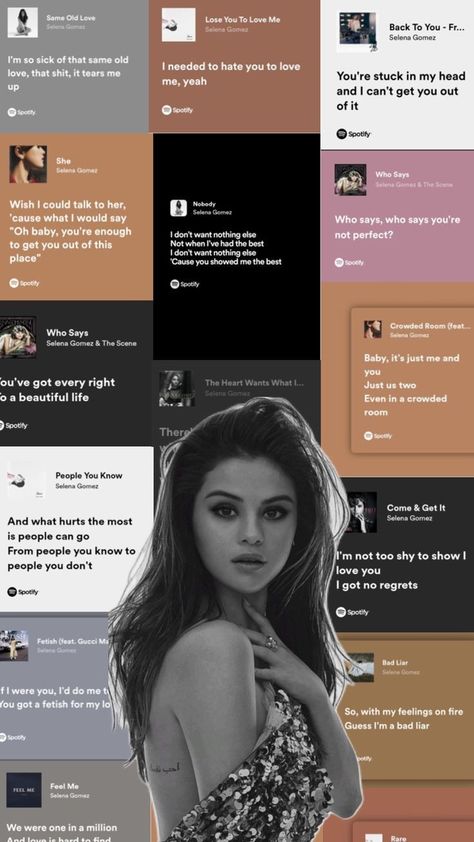 Selena Lyrics, Justin Bieber Selena Gomez, Selena Gomez Wallpaper, Selena Gomez Music, Anime Lips, Selena Gomez Album, Teenage Books To Read, Selena And Taylor, Selena Gomez Photoshoot