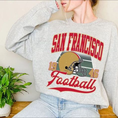 49ers Crewnecks Sweatshirts San Francisco Football Shirts, Unisex 23 San Francisco Sweatshirt, Football Shirts, San Francisco, Nfl, Crew Neck Sweatshirt, Football, Crew Neck, Sweatshirts, Jewelry Watches