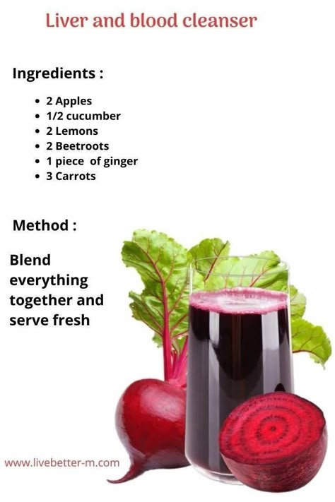 Healthy Juicer Recipes, Healthy Juice Drinks, Juice Cleanse Recipes, Food Health Benefits, Clogged Arteries, Juicer Recipes, Healthy Drinks Smoothies, Beet Juice, Healthy Juice Recipes