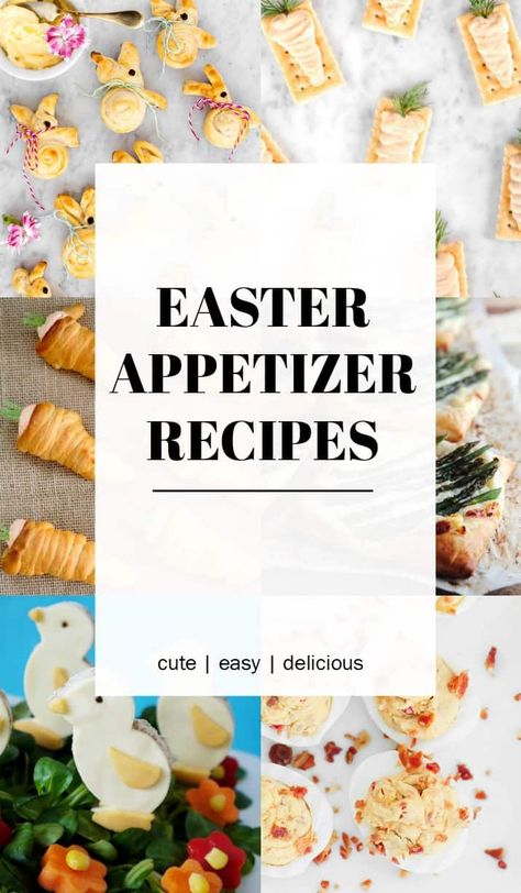 Easy Easter appetizer ideas for parties or family gatherings. Serve these appetizer recipes for brunch or dinner entertaining. You'll find fun food for kids as well as classic bunny shapes and more, here. Appetizers For Easter, Appetizer Ideas For A Party, Easter Appetizer Ideas, Cute Recipes, Recipes For Brunch, Fun Food For Kids, Easter Appetizer, Easter Appetizers Easy, Easter Food Appetizers