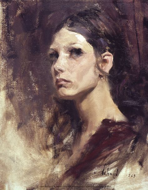 Richard Schmid Portraits, Richard Schmid Paintings, Richard Schmid, Monochromatic Art, Figurative Artists, Life Drawing, Portrait Drawing, Figurative Art, Portrait Art