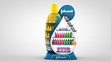 Cabecera de góndola Johnson's on Behance App Design Profile, Pos Design, Visual Merchandising Displays, Pos Display, Pop Display, Maxon Cinema 4d, Merchandising Displays, Display Design, Graphic Design Adobe