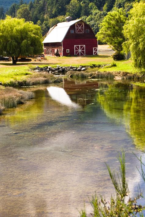 Port Angeles, WA. French Country Living Room Decor Ideas, French Country Living Room Decor, Country Living Room Decor, French Country Living, Country Barns, French Country Living Room, Farm Houses, Dream Barn, Living Room Decor Ideas