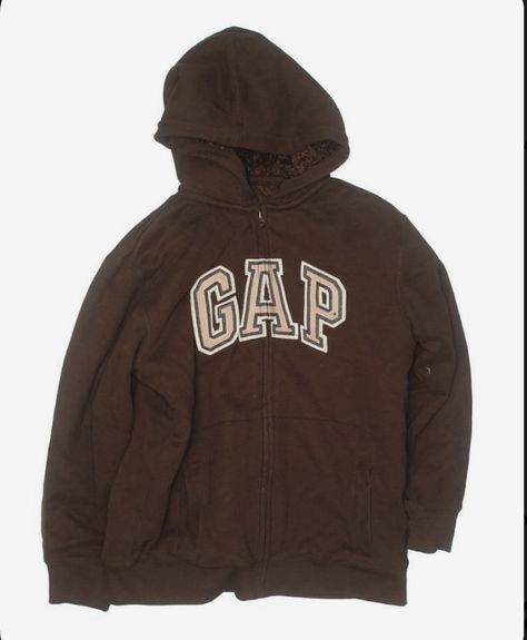 Brown GAP hoodie Brown Zip Up Hoodie, Png Clothes, Brown Zip Ups, Gap Kids, Swaggy Outfits, Dream Clothes, Zip Up Hoodie, Look Cool, Aesthetic Clothes