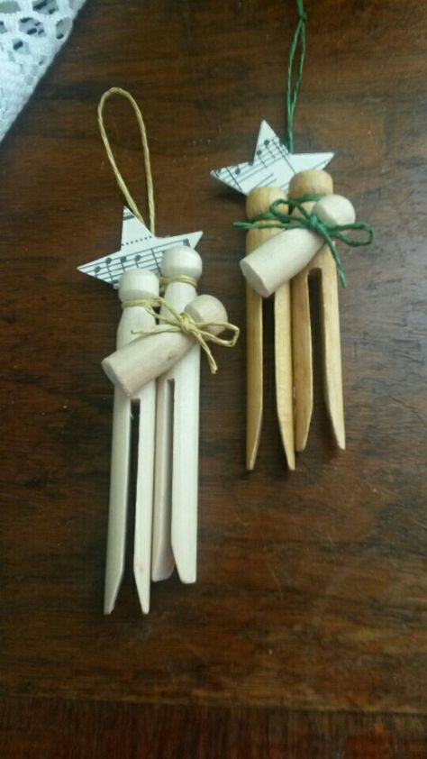 Clothespin nativity ornaments. #kidmin #children's ministry #Sunday School #Christmas Ideas #Christmas Ideas for Kids Xmas Crafts Kids, Clothespin Crafts, Ornaments Crochet, Nativity Ornaments, Nativity Crafts, Clothes Pin Crafts, Crochet Fall, Christmas Ornament Crafts, Christmas Nativity