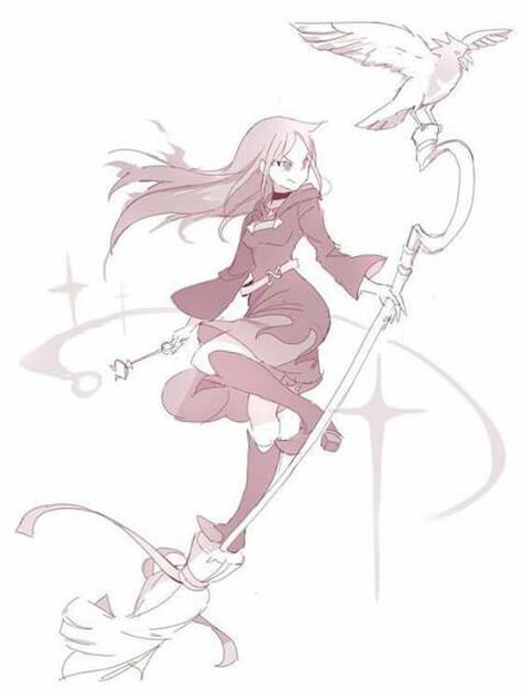 My Little Witch Academia, Witch Drawing, Anime Witch, Little Witch Academia, Witch Academia, Witch Art, Poses References, Pose References, Art Poses