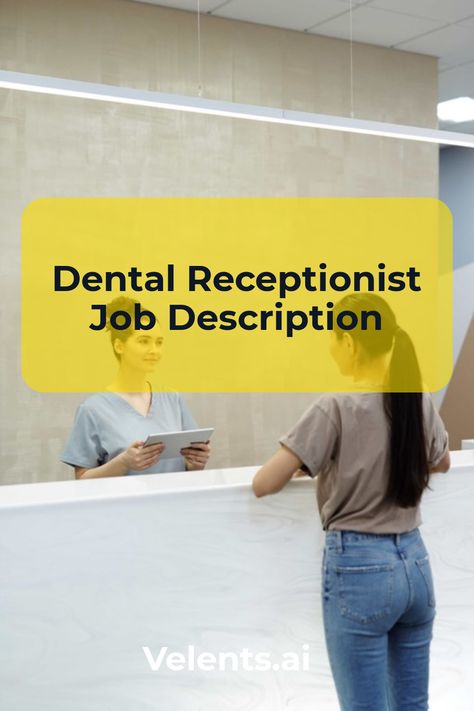 Dental Receptionist Job Description template includes a detailed overview of the key requirements, duties, responsibilities, and skills for this role. It's optimized for posting on online job boards or careers pages and easy to customize this template for your company. Dental Receptionist, Medical Scribe, Receptionist Jobs, Medical Transcription, Job Description Template, Medical Examination, Hiring Process, Online Job, Medical Records