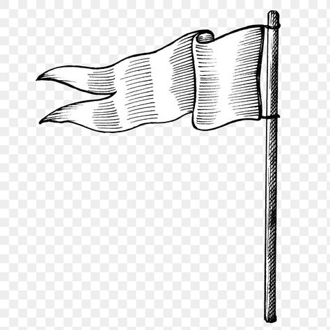 White Flag Surrender, Medieval Flag, Png Vintage, Vintage Flag, Antique Artwork, White Flag, Flag Sticker, Flag Png, Flag Pole