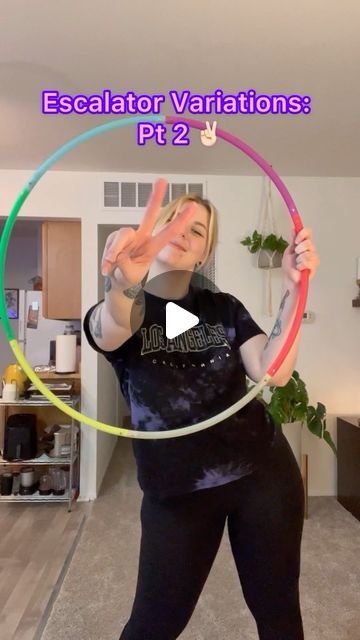 Emily Mills on Instagram: "Escalator variations part ✌🏻 (intermediate/advanced)

DM’s are always open to break down any of these tricks if needed! Also please tag me if you decide to try any of these moves. 

Happy hooping 🫶🏻✨

#hooping #hoopdance #hoopflow #hoopflowcommunity #hoopdancer #hooptutorial #hooptuts #flowarts #hooptricks #hoopersofinstagram #movementismedicine #hooplah #hulahooptricks" Hoop Games, Hoop Dance, Flow Arts, Hula Hoop, Dancer, On Instagram, Instagram