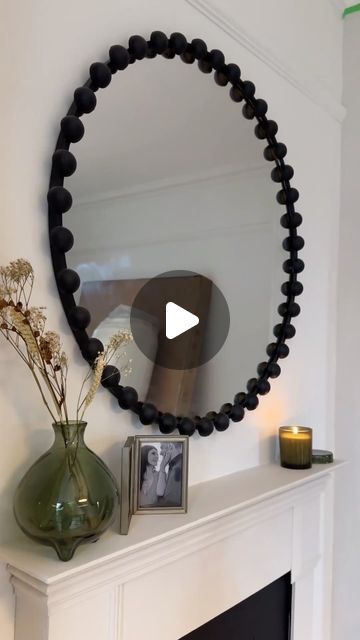 163K views · 5.3K likes | The Range on Instagram: "🖤 MIRROR TRANSFORMATION 🖤 😍👉 We love our Circular Beaded Mirror in the gorgeous gold colourway it originally comes in but @thefaffingnest has given hers a lick of paint & transformed it black to fully match this home style... 💭 What do you think? 🛒 Circular Beaded Mirror only £37.99, available in-stores & online at therange.co.uk. Product code: 084666 #therange #upcycle #raangehome" Beaded Mirror, Home Style, Our Love, You Think, Living Room Decor, Room Decor, Paint, Mirror, Range