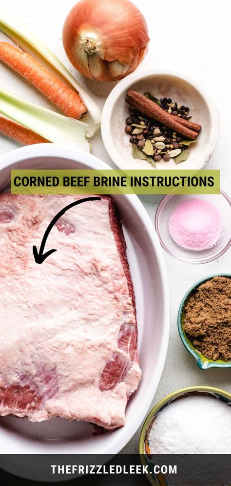 Looking for a flavorful and delicious way to prepare beef brisket? Try making your own corned beef using a homemade brine solution of water, salt, sugar, and spices. This classic dish is perfect for St. Patrick's Day or any time you want a hearty and satisfying meal. Check out our easy corned beef brine recipe and tips for cooking and serving this delicious dish. Pin this recipe and share it with your friends and family! Corned Beef Brine Recipe, Beef Brine Recipe, Corned Beef Brine, Beef Brine, Easy Corned Beef, Salt Beef, Homemade Corned Beef, Tips For Cooking, Easy Healthy Lunch Recipes