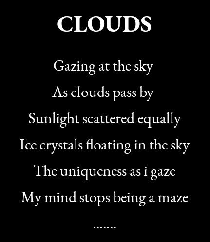 Poems About Clouds, Concrete Poem, Sign Language Words, Ice Crystals, Sign Language, Poetry, Quick Saves