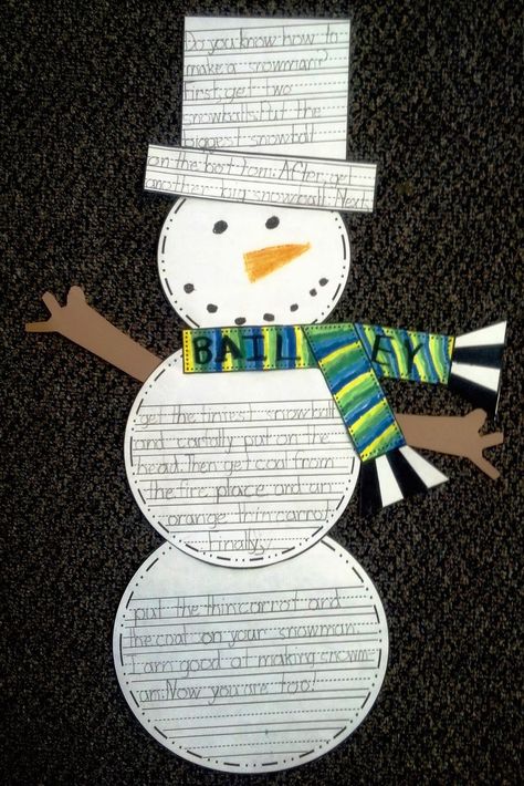 writing- building a snowman How To Build A Snowman Writing, Christmas Opinion Writing First Grade, New Years Writing First Grade, December Writing Prompts 2nd Grade, Snowman Writing Activity, Winter Writing First Grade, Snowman Writing Activities, Winter Writing Prompts First Grade, January Writing