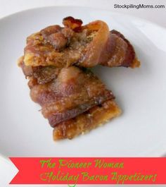 The Pioneer Woman Holiday Bacon Appetizers - so easy to make and everyone will love them! Holiday Bacon Appetizers, Bacon Appetizer, Bacon Cracker, Dip Ideas, Club Crackers, Scooby Snacks, Bacon Appetizers, Appetizer Ideas, Pioneer Woman Recipes