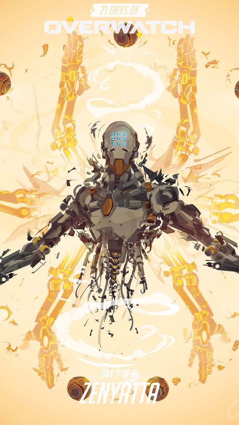 Zenyatta Wallpaper, Overwatch Zenyatta, Overwatch Drawings, Overwatch Wallpapers, Wallpaper Engine, Animated Wallpaper, Fandom Drawing, Overwatch Fan Art, Overwatch 2