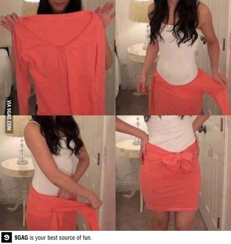 Emergency skirt Girlfriend Shirts, Diy Vetement, Party Kleidung, Bohol, Rock Design, Diy Shirt, Looks Style, Shirt Skirt, Eminem