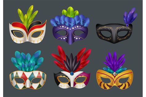 Venetian carnival masks