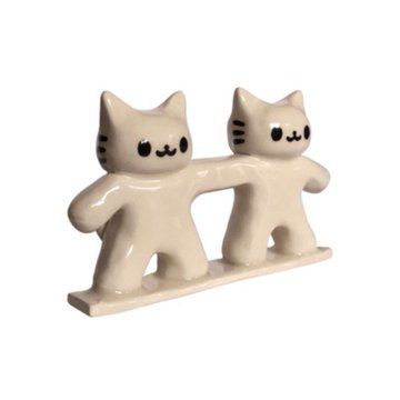 Cat Clay, Ceramic Cats, Clay Inspo, Clay Rings, Cat Things, Cat Products, Tanah Liat, Cat Stands, Cat Icon