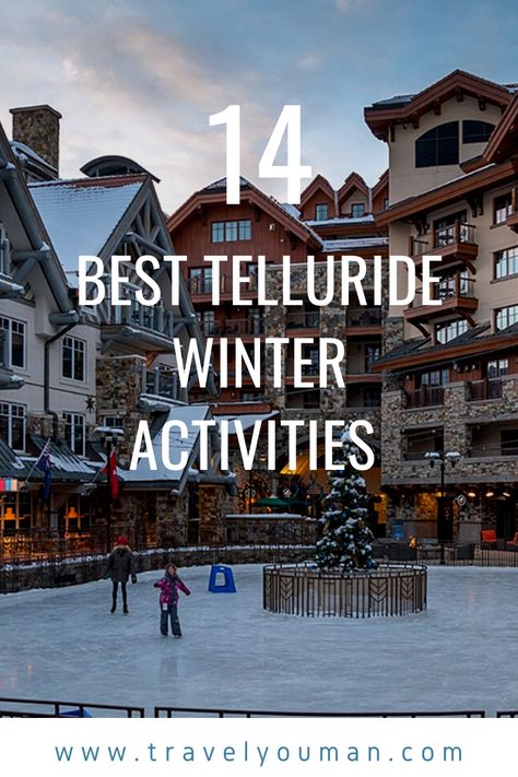 Telluride Colorado Christmas, Things To Do In Telluride Colorado, Telluride Colorado Winter Outfits, Ouray Colorado Winter, Telluride Colorado Winter, Telluride Gondola, Telluride Winter, Colorado Places To Visit, Ridgway Colorado