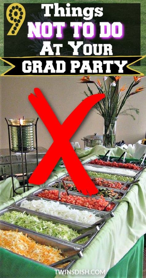 College Graduation Ideas Party, 2024 College Graduation Party Ideas, Class Of 2025 Graduation Party Ideas, Project Graduation Ideas, How To Plan A Graduation Party, Things To Do At A Graduation Party, Entertaing Appetizers, Senior Open House Ideas, 2025 Graduation Party Ideas