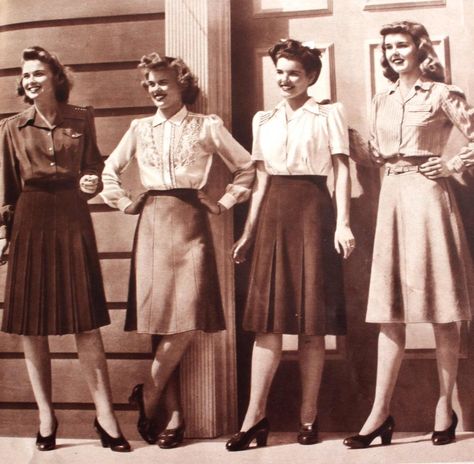 1940' skirt history Vintage Dancer, 1940s Skirt, 40s Mode, 1940s Fashion Women, 40's Fashion, 40's Style, 1940s Suit, 1940s Women, Apparel Sewing