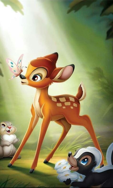 Disney Characters Bambi, Squirrel Aesthetic, Aesthetic Wallpaper Phone, Bambi Disney, Wallpaper 1920x1080, Disney Cartoon Characters, Images Disney, Disney Images, Classic Cartoon Characters