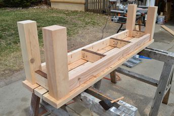 Outdoor Bench Plans, Wood Bench Plans, Furniture Workshop, Diy Bank, Flat Plan, Wood Bench Outdoor, Diy Wood Bench, Simple Benches, Diy Bench Outdoor