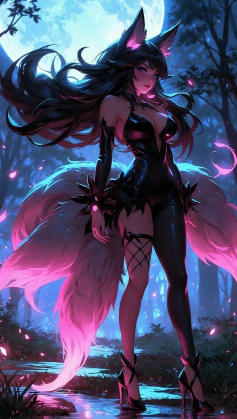 Female Mage, Ahri Lol, Fox Girl, Anime Artwork Wallpaper, Steampunk Art, Digital Art Girl, Cute Anime Pics, Cat Girl, Dark Fantasy Art