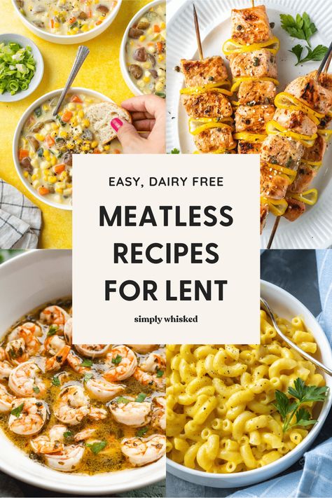 Lent Recipes Meatless Meals, Lent Dinner Ideas, Orthodox Lenten Recipes, Recipes For Lent, Meatless Pasta Recipes, Meatless Meals Healthy, Lenten Recipes, Friday Dinner, Lent Recipes