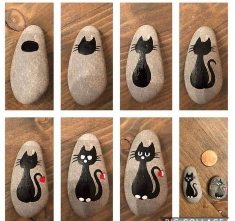 Garden Rock Art, Rock Painting Tutorial, Diy Rock Art, Painted Rock Animals, Stone Art Painting, Painted Rocks Kids, Rock And Pebbles, Painted Rocks Craft, Painted Rocks Diy