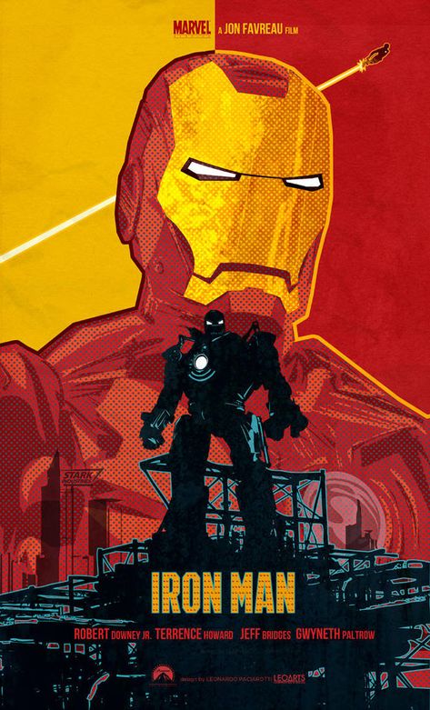 Iron Man (2008 film) poster art by le0arts Wallpapers Avengers, Iron Man Poster, Iron Man 2008, Marvel Movie Posters, Avengers Poster, Jon Favreau, Iron Man Wallpaper, Superhero Poster, Iron Man Art