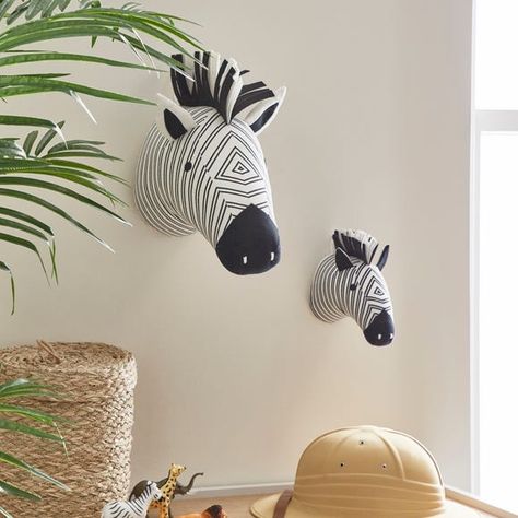 Kids Jungle Room, Safari Baby Room, Safari Bedroom, Kids Bedroom Accessories, Jungle Bedroom, Safari Room, Animal Bedroom, Zebra Wall, Jungle Room