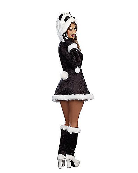 Adult Panda Bear Baby Costume - Spirithalloween.com Panda Costume Diy, Bear Baby Costume, Panda Bear Costume, Halloween Diy Outfit, Womens Halloween Costume, Panda Outfit, Winter Date Outfits, Bear Outfit, Panda Costumes