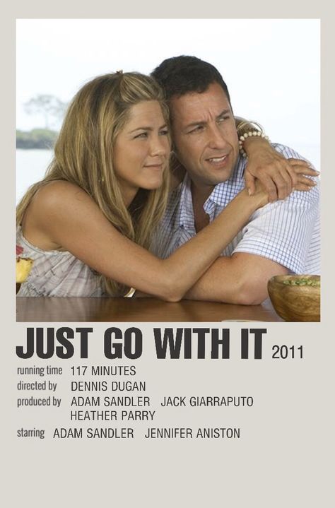 Jennifer Aniston Movies, Adam Sandler Movies, Romcom Movies, Just Go With It, Most Paused Movie Scenes, Iconic Movie Posters, Movie Card, New Movies To Watch, The Pause