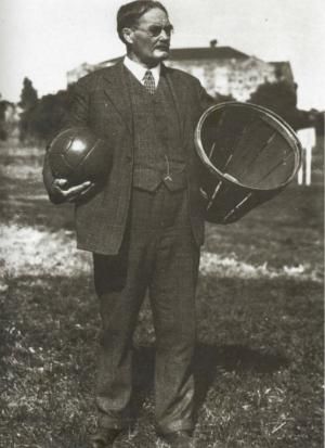 james naismith basketball inventor -home in ontario Google Search James Naismith, Kansas Basketball, Basketball Scoreboard, Basketball History, Basketball Camp, O Canada, Canadian History, University Of Kansas, Nba Season