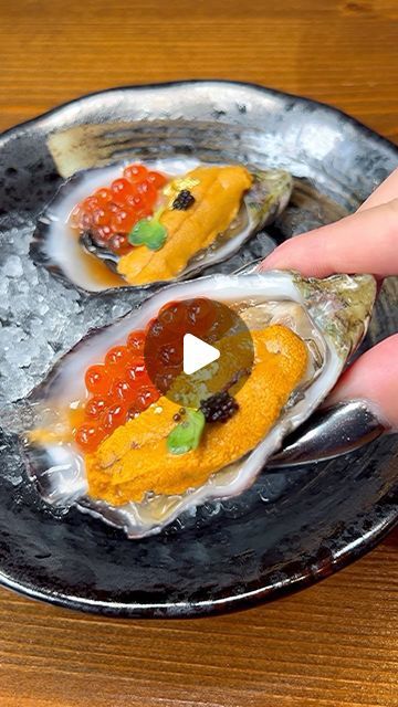 Christine Ng on Instagram: "Miyabi Oyster With Sea Urchin, Ikura, Caviar, Gold Flakes, Ponzu Jelly, & Microgreen 🦪💛🌱 @miyabiuni 
.
.
.
#oyster #gold #goldflakes #caviar #seaurchin #uni #seafood #rawfood #oysters #seafoodlover #torrance #la #losangeles #laeater #laeats #losangeleseats" La Eats, Sea Urchin, Gold Flakes, Raw Food Recipes, Jelly, Seafood, Gold, On Instagram, Instagram