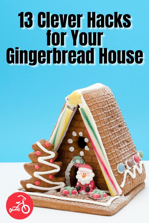 Oreo Gingerbread House, Creative Gingerbread House, Diy Gingerbread Cookies, Lego Gingerbread House, Easy Gingerbread House, Gingerbread House Kit, Gingerbread House Ideas, Ginger Bread House Diy, Leftover Candy