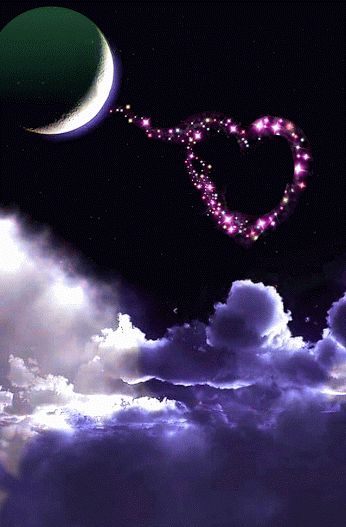 Moon Activities, Animated Heart, Love You Gif, Night Gif, Good Night Love Images, Slaap Lekker, Heart Gif, Good Night Gif, Love Backgrounds