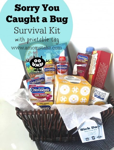 Caught A Bug Cold Care Package, Sick Day Essentials, Easter Care Package, Sunshine Care Package, Diy Care Package, Get Well Baskets, Boyfriend Care Package, Fun Kids Activities, Halloween Care Packages