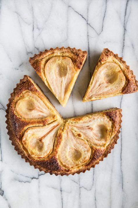 Pastry Affair | Pear Almond Tart Pear And Almond Tart, Pear Almond, Almond Tart, Pear Tart, Slow Cooker Desserts, Pastry Tart, Sweet Pie, Sweet Tarts, Tart Recipes