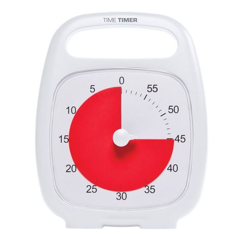 Time Timer VA Time Timer PLUS, White Timer Classroom Timer, Time Timer, Analog Clock, Elapsed Time, Active Kids, School Help, Teaching Aids, Clock Face, First Choice